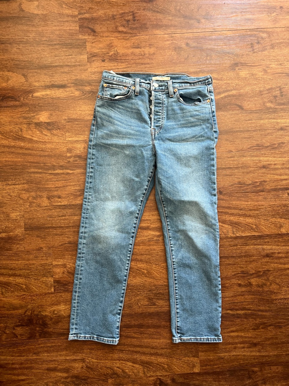 Wedgie Straighy Levis Denim Jeans